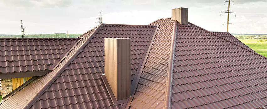 Residential Chimney Flashing Restoration in West Islip, NY