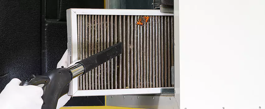 Clogged Air Duct Cleaning Process in West Islip, NY