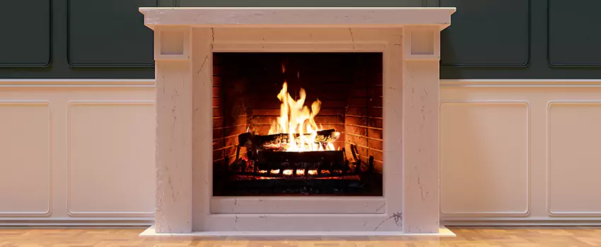 Decorative Electric Fireplace Installation in West Islip, New York