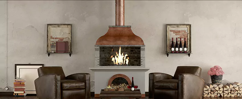 Thelin Hearth Products Providence Pellet Insert Fireplace Installation in West Islip, NY