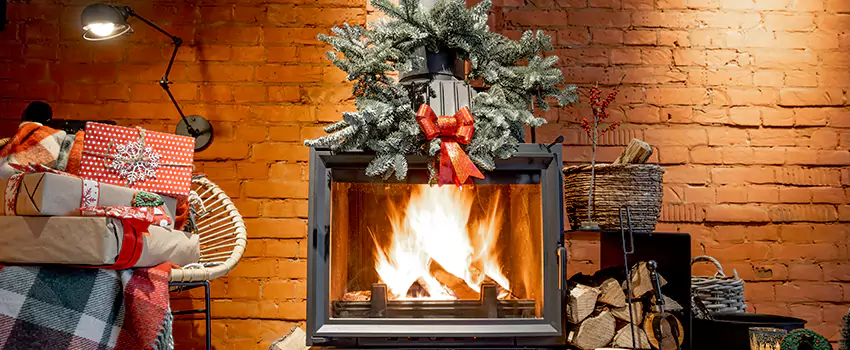 Travis Industries Linear Gas Fireplace Installation in West Islip, New York