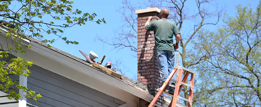 Vinyl and PVC Chimney Flashing Installation in West Islip, NY