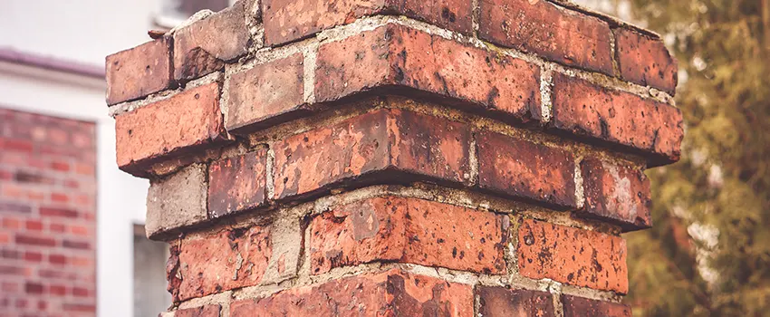 Cracked Chimney Bricks Repair Cost in West Islip, New York