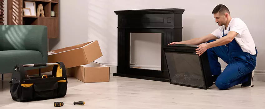 Old Rusted Metal Fireplace Repair And Replacement in West Islip, NY